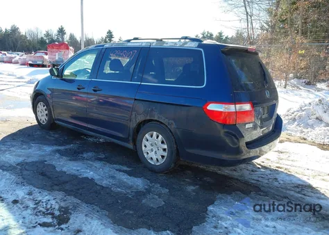 2005 Honda Odyssey Lx из США, поврежденный, VIN 5FNRL38275B058122